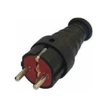 Topraklı Erkek Fiş 1X16 Monofaze Kauçuk 10 Adet
