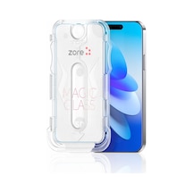 İphone Uyumlu  16 Pro Max Kolay Uygulama Aparatlı 5d Magic Cam Ekran Koruyucu