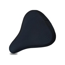 Novahub Siyah Bisiklet Sele 3d Yumuşak Bisiklet Koltuğu Kapağı Bisiklet Silikon Koltuk Minderi Bisiklete Binme Siyah Siyah