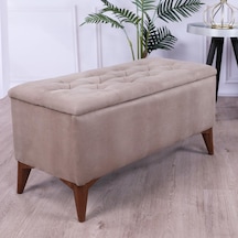 Zümre Sandıklı Puf Açık Kahve Yatak Odası Ayak Ucu Oturma Odası Antre Açık Kahve