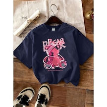 Noıssey Urban Pop Graphic Kadın Tişört Koleksiyonukod 5484 Lacivert