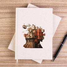Red Brick House Çizgisiz Kanvas Defter Krem