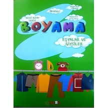 Eşyalar ve Giysiler-Beni Boya Serisi-Boyama- Fark Yayınları