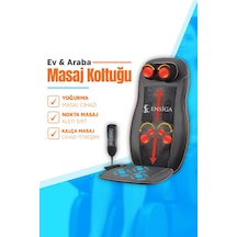 Yeni Servikal Sırt Boyun Masaj Minderi Ensiga Gri