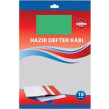 Hazır Defter Kabı 10Lu Yeşil A4