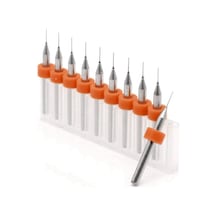 Koodmax 10 Adet 3D Yazıcı Micro Cnc Matkap Ucu Çelik Set Karbür 1.2MM