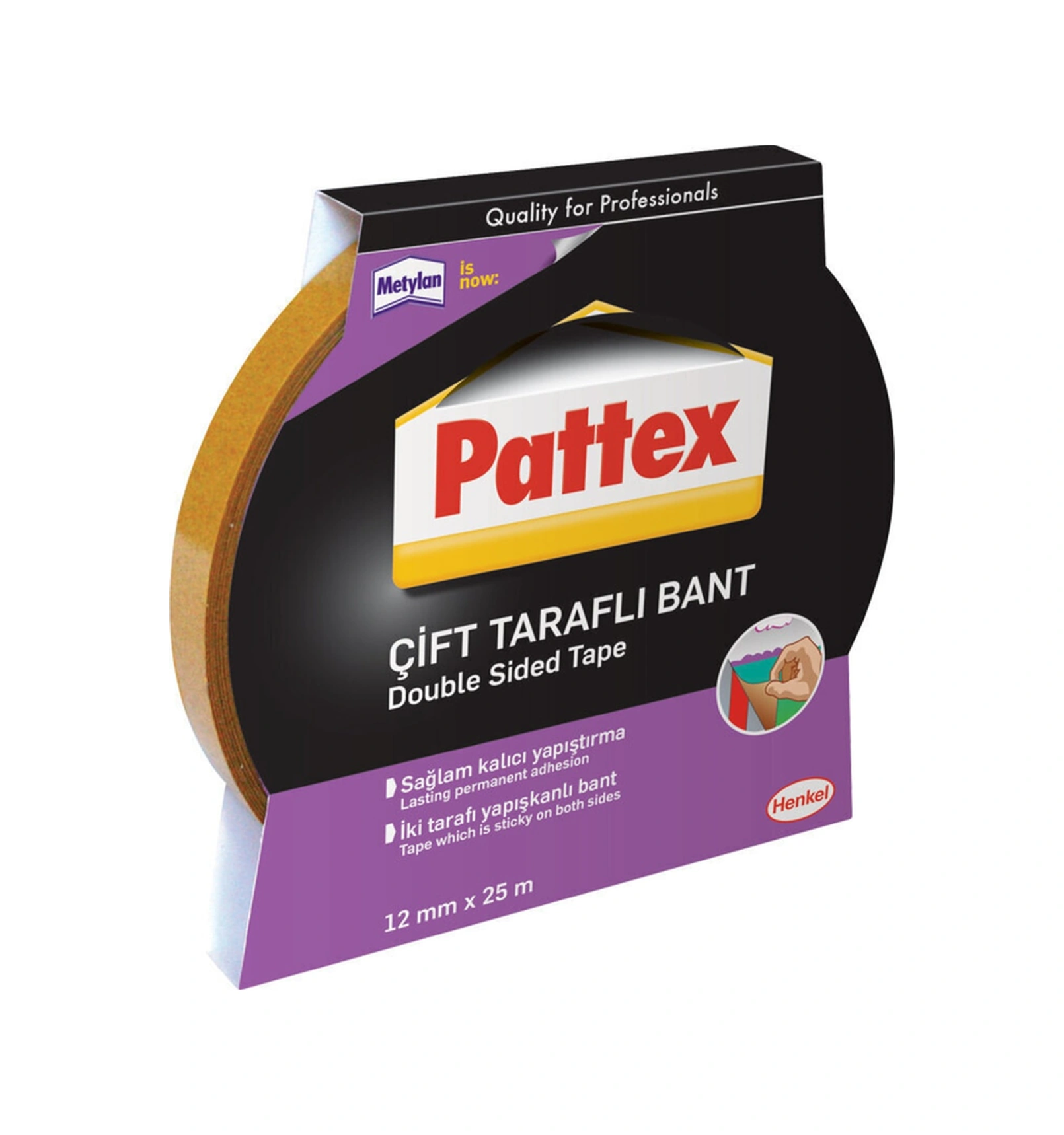 Çift Taraflı Bant 25 Metre X 12 Mm Diğer
