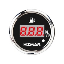 Hızmar Siyah Dijital Yakıt Seviye Göstergesi - Karavan & Tekne