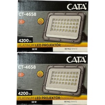 Cata Ct-4658 50w 6500k Beyaz Işık Led Projektör 2 Adet