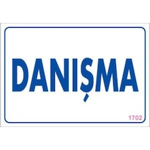 Danışma Uyarı Levhası 17,5X25 Kod:1702