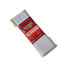 Lastik Tek-iş Sert Yumuşak Çamaşır Don Etek Bel Paça Bebe Lastiği Yassı Sert 9mm No:2 Beyaz 10m
