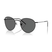 Ray-Ban Rbr 0103s 002gr 53 Round Reverse Round Reverse Unisex Oval Siyah Metal Güneş Gözlüğü Siyah