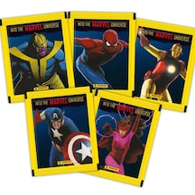 Panini Marvel Sticker - 5 Paket 25 Adet Çıkartma