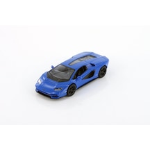 Lamborghini Countach Lpı 800-4 Hardtop Diecast Model Araba Mavi