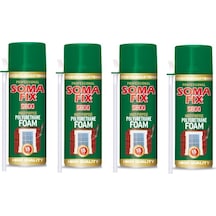 4 Ad Somafix 300 ML Poliüretan Köpük Iç Çelik Kapı Pencere
