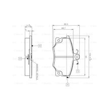 Fiat Tempra 1991-1996 Ön Fren Balata Seti Bosch  4434879