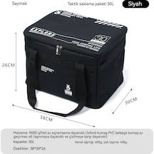 Jian Fan Saha Taktik Saklama Çantası Büyük Kapasiteli Yeşil Black