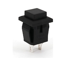 Ic-180k Plastik Buton Yaylı 2p Pbs15b Siyah