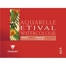 Clairefontaine Etival Yapışkanlı Sulu Boya Blok 30 Yp 200G 24X32