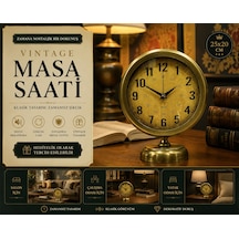 Vintage Elite 25 X 20 Eskitme Metal Masa Saati