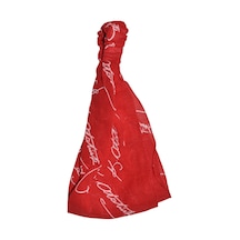 Lastikli Paraşüt Bandana Atatürk İmzalı Kırmızı Bandana 29 Ekim 23 Nisan 19 Mayıs Kırmızı