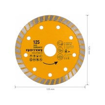 Seramik Kesme Diski 125x2,2 X10x22,23 Turbo Rotor