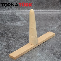 Ahşap Malafa Bileklik Çalışma Malafası Şekillendirme Aparatı Metalik