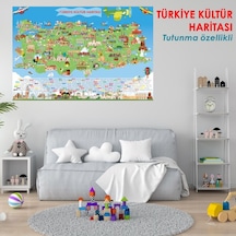 S.T. Türkiye Kültür Haritası 95 Cm X 150 Cm