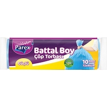 Parex Güçlü Battal Boy Çöp Torbası Mavi 72 x 95 CM