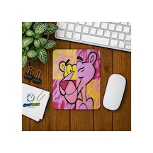 Pembe Panter Baskılı Oyuncu Mousepad 0232