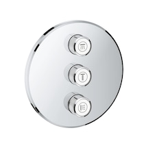 Grohe Grohtherm Smartcontrol Üç Noktadan Akış Kontrollü Kumanda Krom Grohe Grohtherm Smartcontrol Üç Noktadan Akış Kontrollü Kumanda Krom