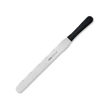 Creme Pasta Bıçağı Çift Dişli 30 Cm Siyah