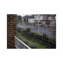 Kuş Filesi 2x4 Metre Balkon Filesi Kuş Önleme Ağı Güvercin Önleme Filesi Kedi Filesi Beyaz