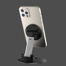 Magsafe İle Uyumlu Açısı Ayarlanabilir Business Model A Sınıfı Malzeme Döner Akıllı Telefon Standı Masaüstü Stand Yayıncı Kick Youtuber Stant Cep Telefon Tutucu Cct21
