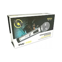 Pawer Pw-102 Profesyonel Kablolu El Mikrofonu Metal Kasa