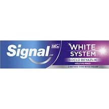 4 Adet Signal Beyaz Sistem Güçlü Diş Minesi Diş Macunu 75 Ml