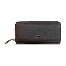 Guard Mat Kahverengi Deri Bayan Cüzdanı - Grd2403xw22337 Kahverengi