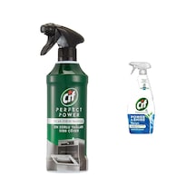 Cif Perfect Power Ocak & Fırın & Mangal İçin Sprey Temizleyici 1 X 435 Ml 1 Cif Power Cleanboost Sprey Temizleyici Banyo İçin Temizleyici Ve Kireç Çözücü 750 Ml 3 1000'li Set