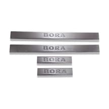 Volkswagen Bora 1998-2004 Krom Kapı Eşiği 4 Parça Paslanmaz Çelik