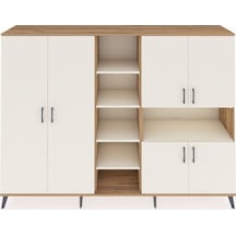 Hyperion Dolap 13 Raflı 6 Kapaklı 220x44x163 Çam-aytaşı Aytası - Atlas Çam