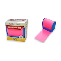 Neon Renkli Yapışkanlı Not Kağıdı Rulosu, 6 Cm X 5m, 80gr, Plastik Kesme Aparatlı, Ders Çalışma