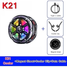 Snapbuy K21 Oyun Soğutucu - Telefon Soğutma Radyatörü, Manyetik/arka Klips