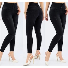 Yüksek Bel Likralı Jean Pantolon 90 Cm Bediva 001