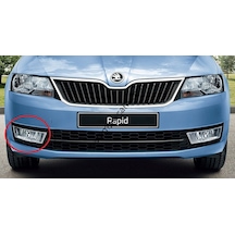 Skoda Rapid Sağ Veya Sol Sis Farı Lambası Ampullu ve Duylu Sol Şoför Tarafi