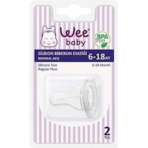Wee Baby Silikon Biberon Yedek Emziği 6-18 Ay
