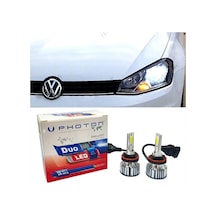 Vw Golf 7.5 Led Xenon Kısa Far Ampulü H7 Duo Yeni Seri Beyaz 2017-2019