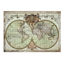 Tablomega Ahşap Mdf Puzzle Yapboz Dünya Haritası (538013049)