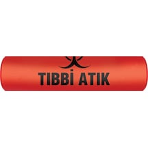 Atık Jumbo Boy Çöp Torbası Kırmızı 80 x 110 CM