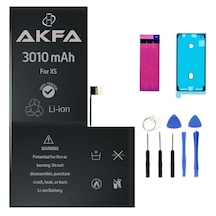 Akfa Apple Uyumlu iPhone  Xs Telefon Batarya- 3010 Mah Tamir Seti Model:dhpr1356