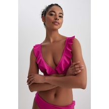 Defacto Fall İn Love Regular Fit Bikini Üstü Z4283az23smpn615 Pembe